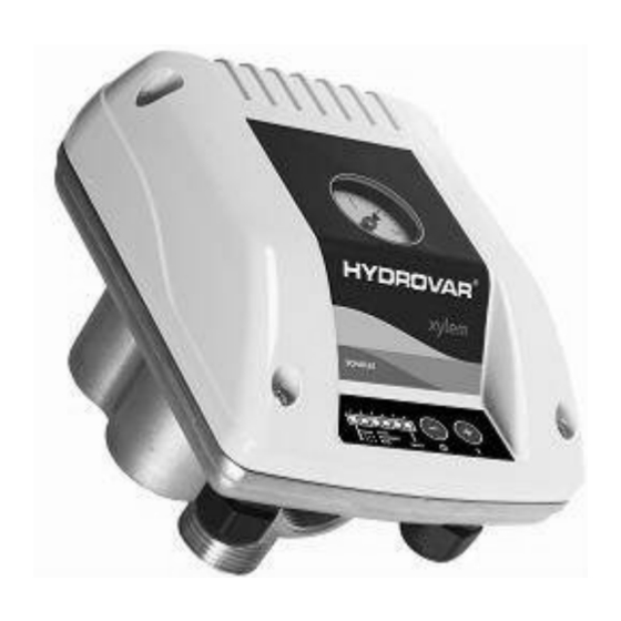 Xylem HYDROVAR Watercooled Instructions Pour L'installation Et L'utilisation