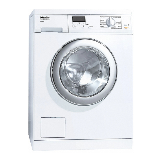 Miele PW 5062 Notice D'utilisation