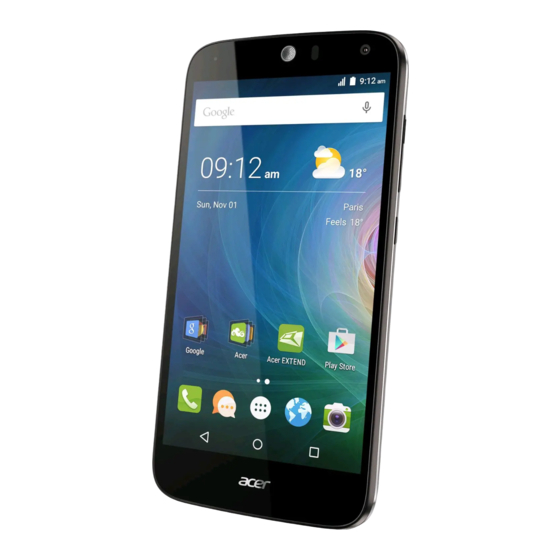 Acer Liquid Z630 Manuel De L'utilisateur