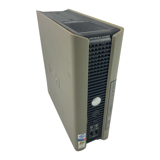 Dell OptiPlex SX280 Manuel De L'utilisateur