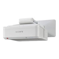 Sony VPL-SW536 Guide De Référence Rapide