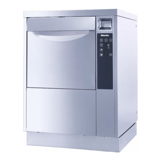 Miele professional PWD 8541 MD Mode D'emploi