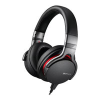 Sony MDR-1ADAC Mode D'emploi