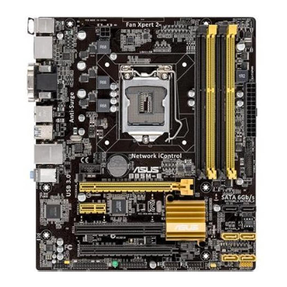 Asus B85M-E Mode D'emploi