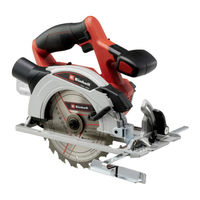 EINHELL TE-CS 18/165-1 Li Solo Instructions D'origine
