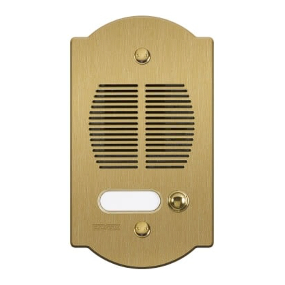 Vimar Elvox PATAVIUM Serie Manuel Installateur