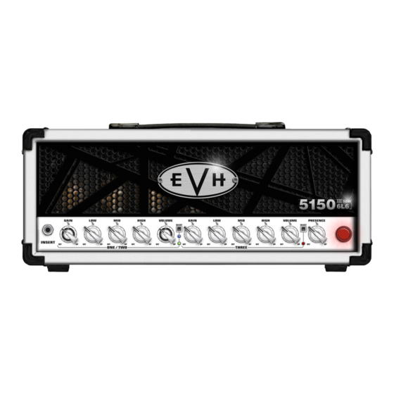 Evh 5150III 6L6 Mode D'emploi