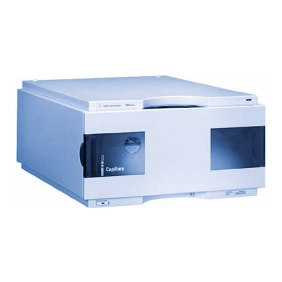 Agilent Technologies 1200 Série Manuel D'utilisation