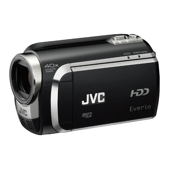 JVC GZ-MG680BE Manuel D'utilisation