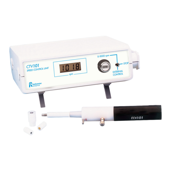 Radiometer Analytical CTV101 Manuels