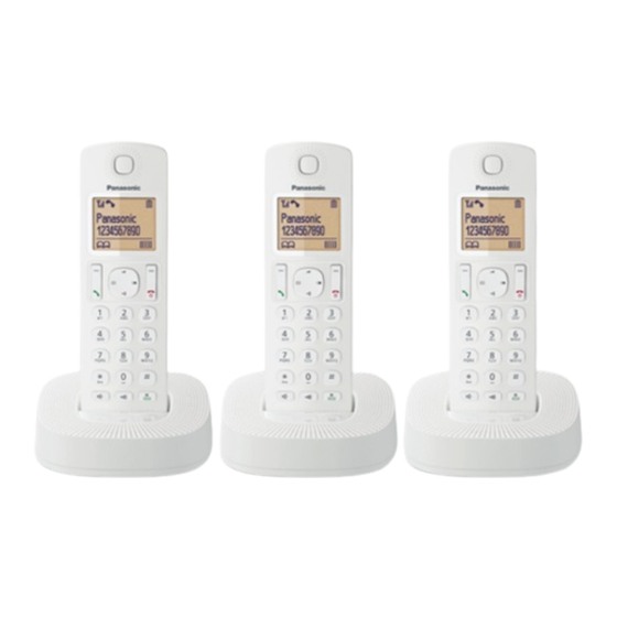 Panasonic KX-TGC313SL Manuel Utilisateur