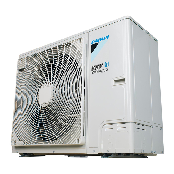 Daikin VRV 5-S Serie Guide De Référence De L'installateur Et De L'utilisateur