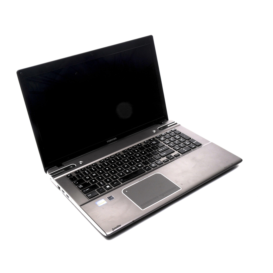 Toshiba P875 Manuel De L'utilisateur