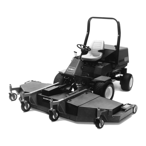 Toro GROUNDSMASTER 455-D Notice D'utilisation