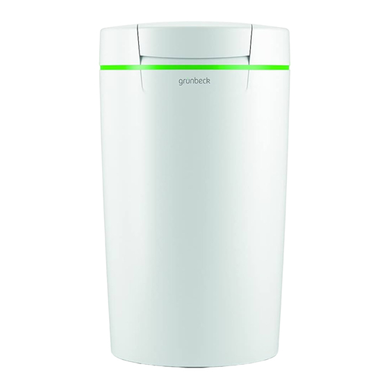 Grunbeck softliQ:MD Notice D'utilisation