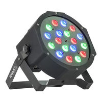 Ibiza Light PAR CAN 18 x 1W LED RGB Manuel D'utilisation