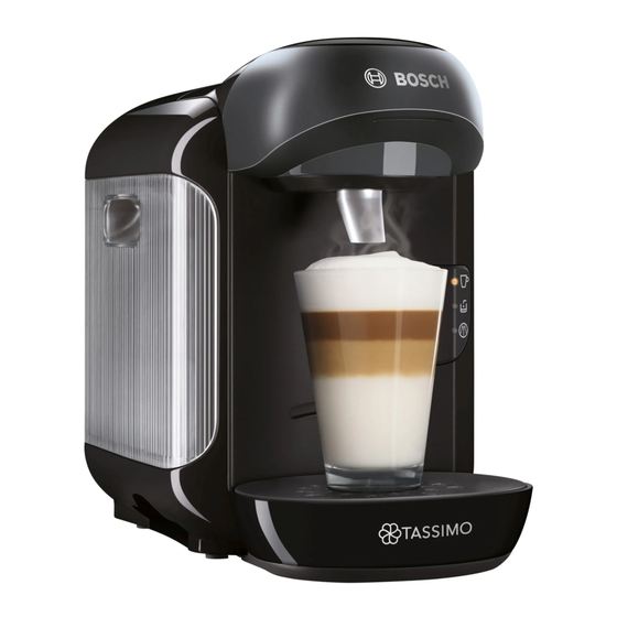 Bosch Tassimo Vivy Mode D'emploi