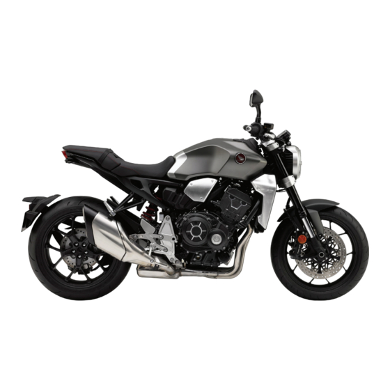 Honda CB1000RA 2018 Manuels