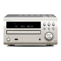 Denon RCD-M39 Mise En Route