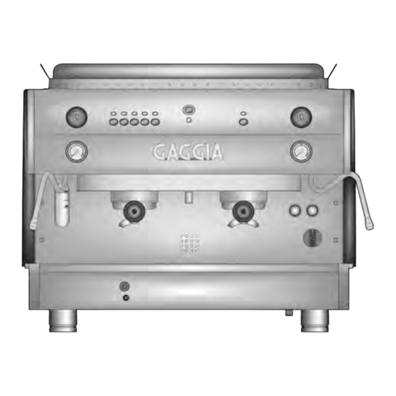 Gaggia EVOLUTION E90 Mode D'emploi Et D'entretien