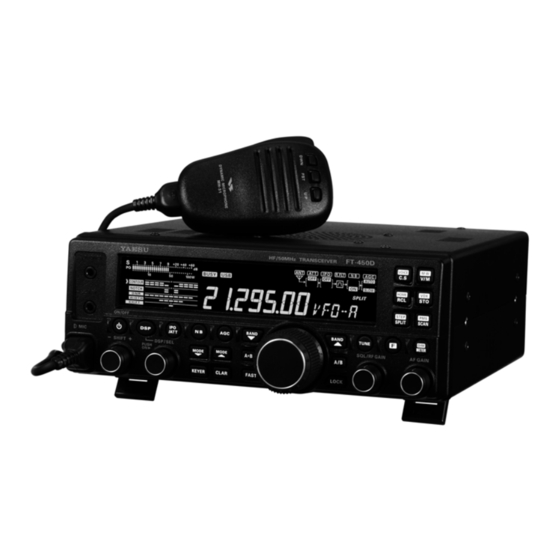 Yaesu FT-450D Manuel D'emploi