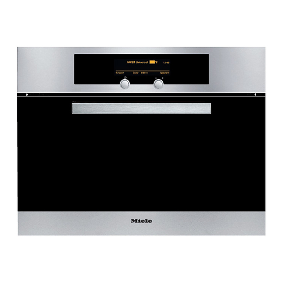 Miele DG 4050 Notice De Montage Et D'utilisation