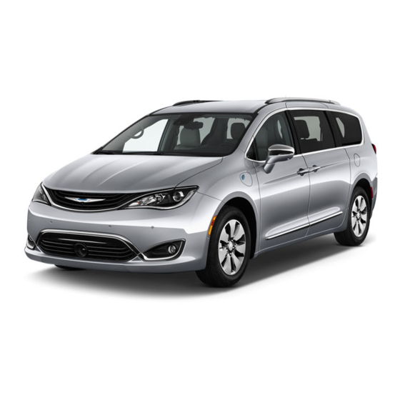 Chrysler Pacifica Hybride 2019 Manuels