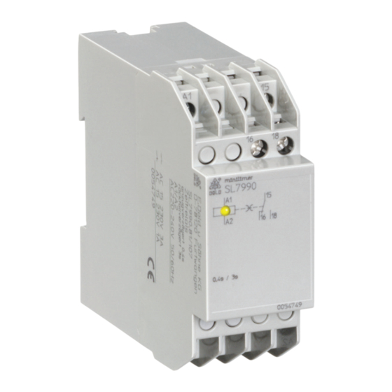 DOLD MINITIMER IL 7990/107 Traduction De La Notice Originale
