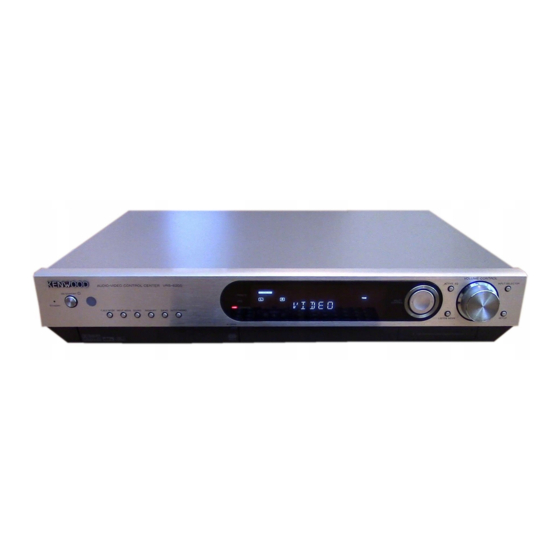 Kenwood VRS-6200 Mode D'emploi