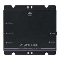 Alpine NVE-M300P Guide D'installation