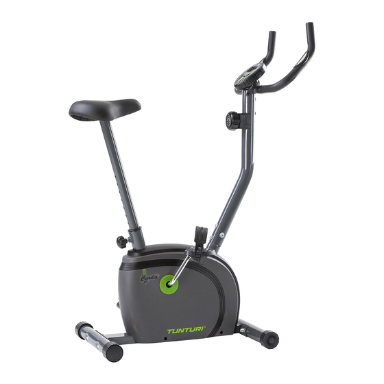 Tunturi Cardio Fit bike B15 Manuel De L'utilisateur