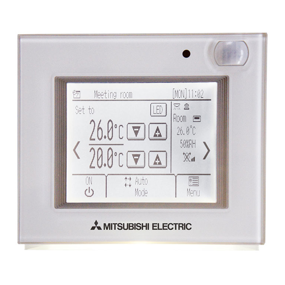 Mitsubishi Electric PAR-U02MEDA Manuel D'installation