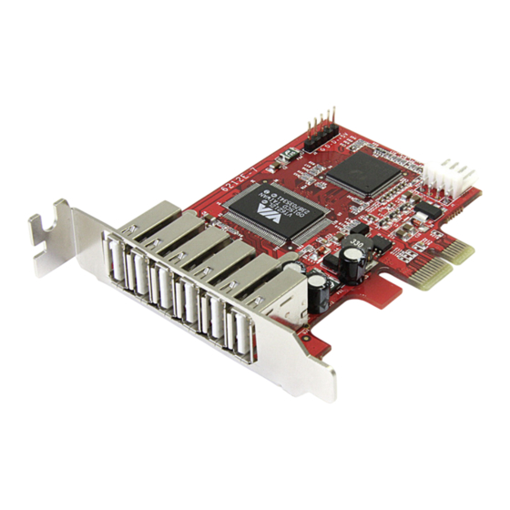 StarTech PEXUSB7LP Guide De L'utilisateur