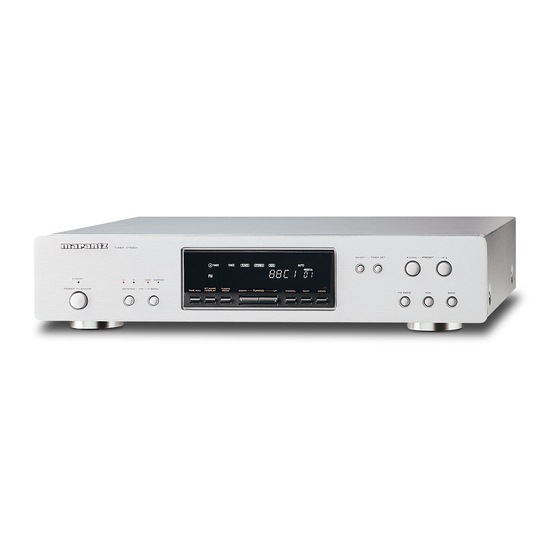 Marantz ST6001 Mode D'emploi