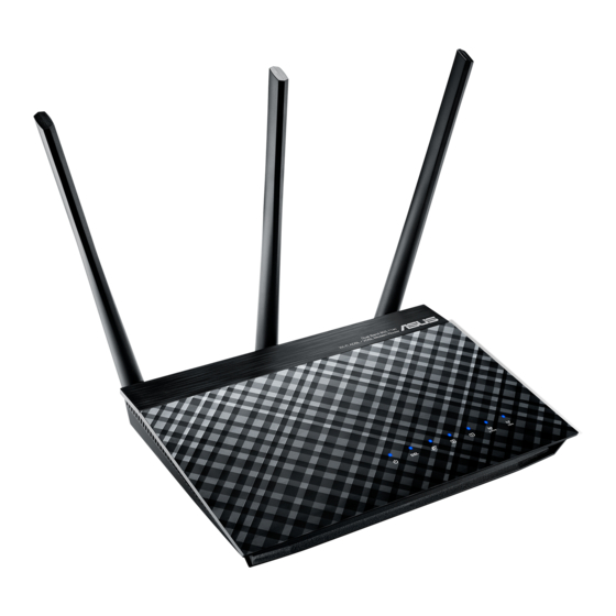 Asus DSL-AC750 Guide De Démarrage Rapide