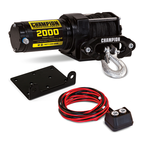 Champion Power Equipment 100600 Manuel D'utilisation