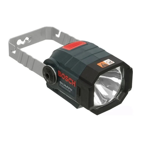 Bosch GLI 14,4 V-LI Professional Notice Originale