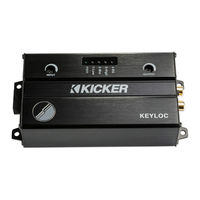 Kicker KEYLOC Manuel D'utilisation