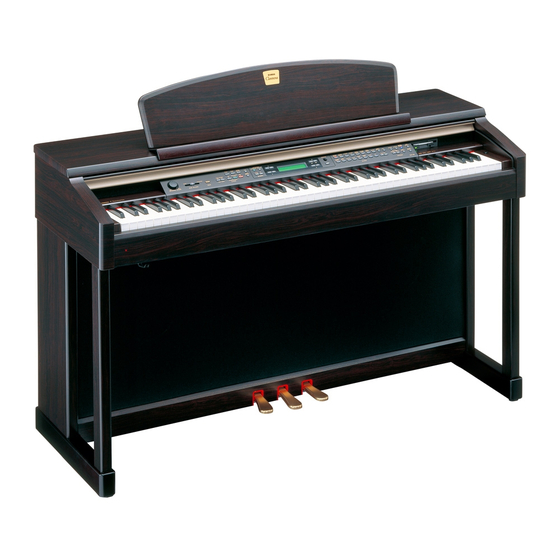 Yamaha Clavinova CLP-170 Mode D'emploi