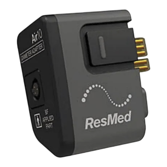 ResMed AirSense 10 Manuel De L'utilisateur