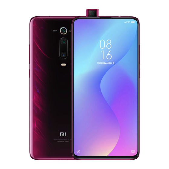 Xiaomi MI 9T PRO 64G RED Manuel D'utilisation