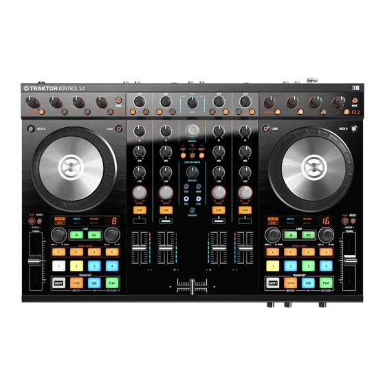 Native Instruments TRAKTOR KONTROL S4 Manuel D'utilisation