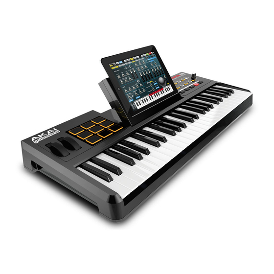 Akai Professional SynthStation49 Guide D'utilisation Rapide