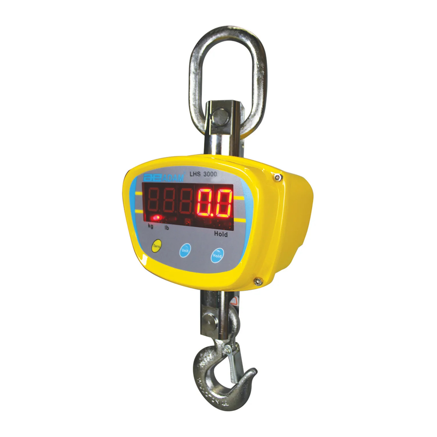 Adam Equipment LHS Serie Mode D'emploi