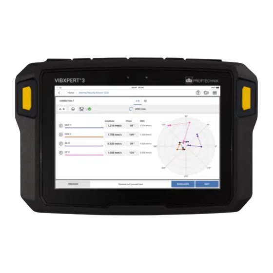 Fluke VIBXPERT 3 Manuel De L'utilisateur