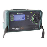Gossen Metrawatt METRISO G500 Mode D'emploi