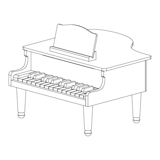 KidKraft Lil' Symphony Piano Instructions De Montage