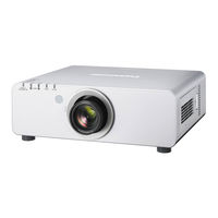 Panasonic PT-DW740U Manuel D'utilisation