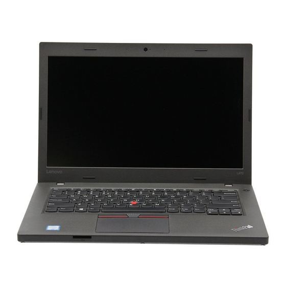 Lenovo ThinkPad L470 Guide D'utilisation