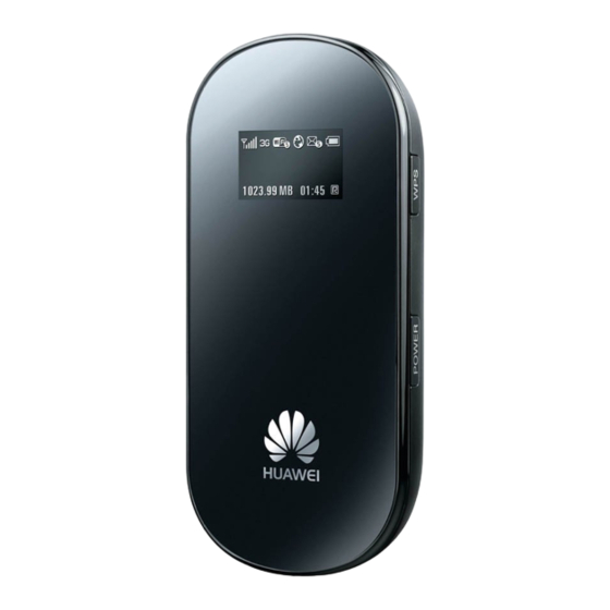 Huawei E587 Guide De Démarrage Rapide